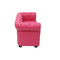 2-sitzige Couch BABY CHESTERFIELD  - Farbe himbeere