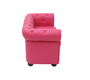 2-sitzige Couch BABY CHESTERFIELD  - Farbe himbeere