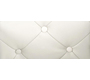 2-sitzige Couch BABY CHESTERFIELD - Farbe wei&szlig;