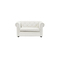 2-sitzige Couch BABY CHESTERFIELD - Farbe wei&szlig;