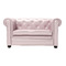 2-sitzige Couch BABY CHESTERFIELD  - perlmuttfarben