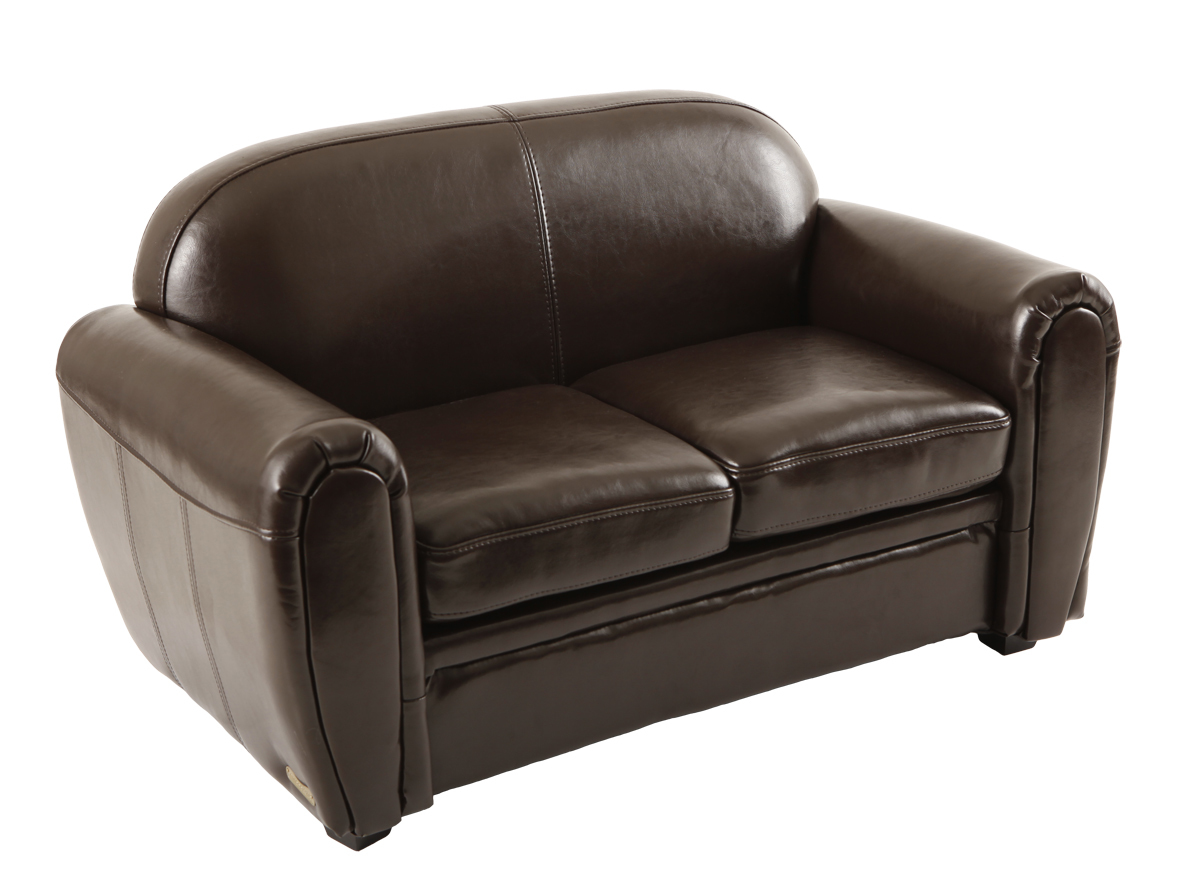 2-sitzige Couch BABY CLUB  - Farbe braun