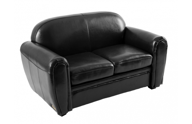 2-sitzige Couch BABY CLUB  - Farbe schwarz