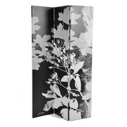 3-fl&uuml;geliger Wandschirm FLORA aus Holz und Stoff image pub1