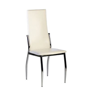 4 Wei&szlig;er K&uuml;chenstuhl / Esszimmerstuhl Design BERLIN image pub1