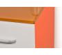 Badezimmerm&ouml;bel POP ORANGE: Brunnenschale, Waschtisch und Spiegel