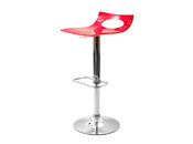 Barhocker designe zweifarbig rosa und weiss CALYPSO
