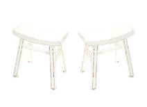 Barhocker ETALON barock weiss (2) 