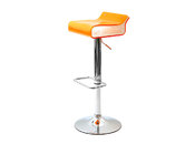 Barhocker ICE POP design zweifarbig orange und weiss