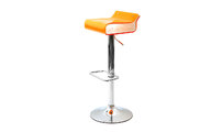 Barhocker ICE POP design zweifarbig orange und weiss