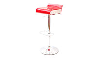 Barhocker ICE POP design zweifarbig  rot und weiss
