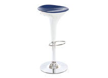 Barhocker JUPITER design blau und weiss