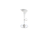 Barhocker JUPITER design weiss und silber