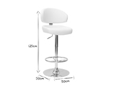 Barhocker / K&uuml;chenhocker NEPTUNE - wei&szlig;