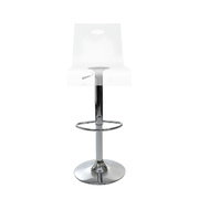 Barhocker / K&uuml;chenhocker SATURNE aus durchsichtigem Plexiglas image pub1