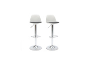 Barhocker STEEVY design schwarz und weiss