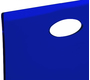Blauer Barhocker / K&uuml;chenhocker SATURNE aus durchsichtigem Plexiglas image 3