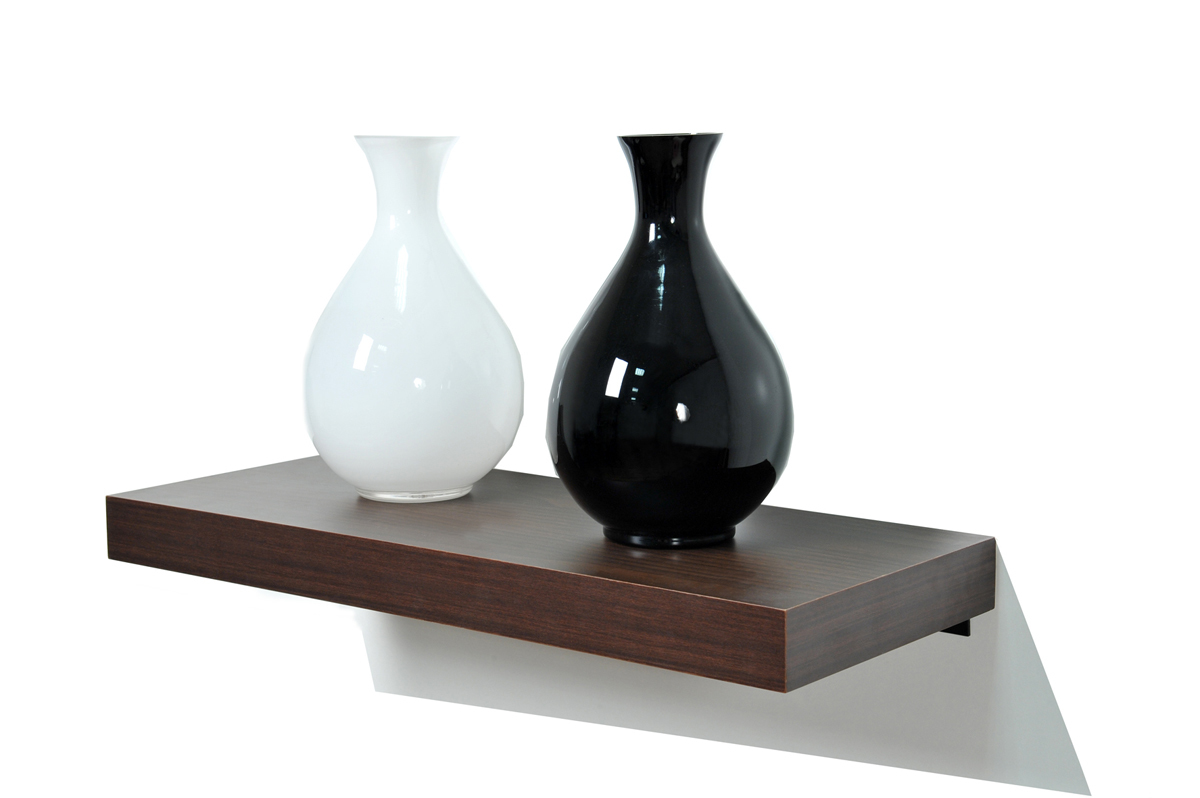 Braunes Wandregal  CHICAGO 60 cm