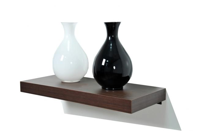 Braunes Wandregal  CHICAGO 60 cm