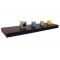 Braunes Wandregal CHICAGO � 91,5 cm