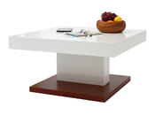 Couchtisch  FUTURA design Holz lackiert weiss