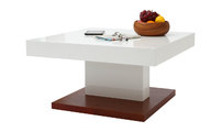 Couchtisch  FUTURA design Holz lackiert weiss