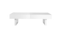 Couchtisch GISSY design lackiert weiss