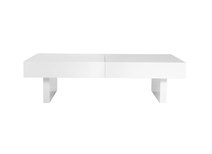 Couchtisch GISSY design lackiert weiss
