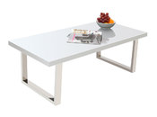 Couchtisch HALIFAX design lackiert weiss