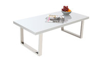 Couchtisch HALIFAX design lackiert weiss