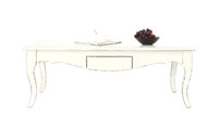 Couchtisch ROSALA barock weiss 