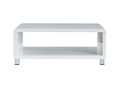 Couchtisch ROXY design lackiert weiss 