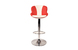 Design Barhocker ROCKY - wei&szlig; und rot image 2
