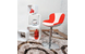 Design Barhocker ROCKY - wei&szlig; und rot image 6