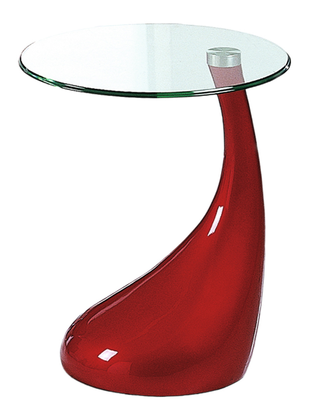 Design Beistelltisch COURBELLA - Kolorit rot