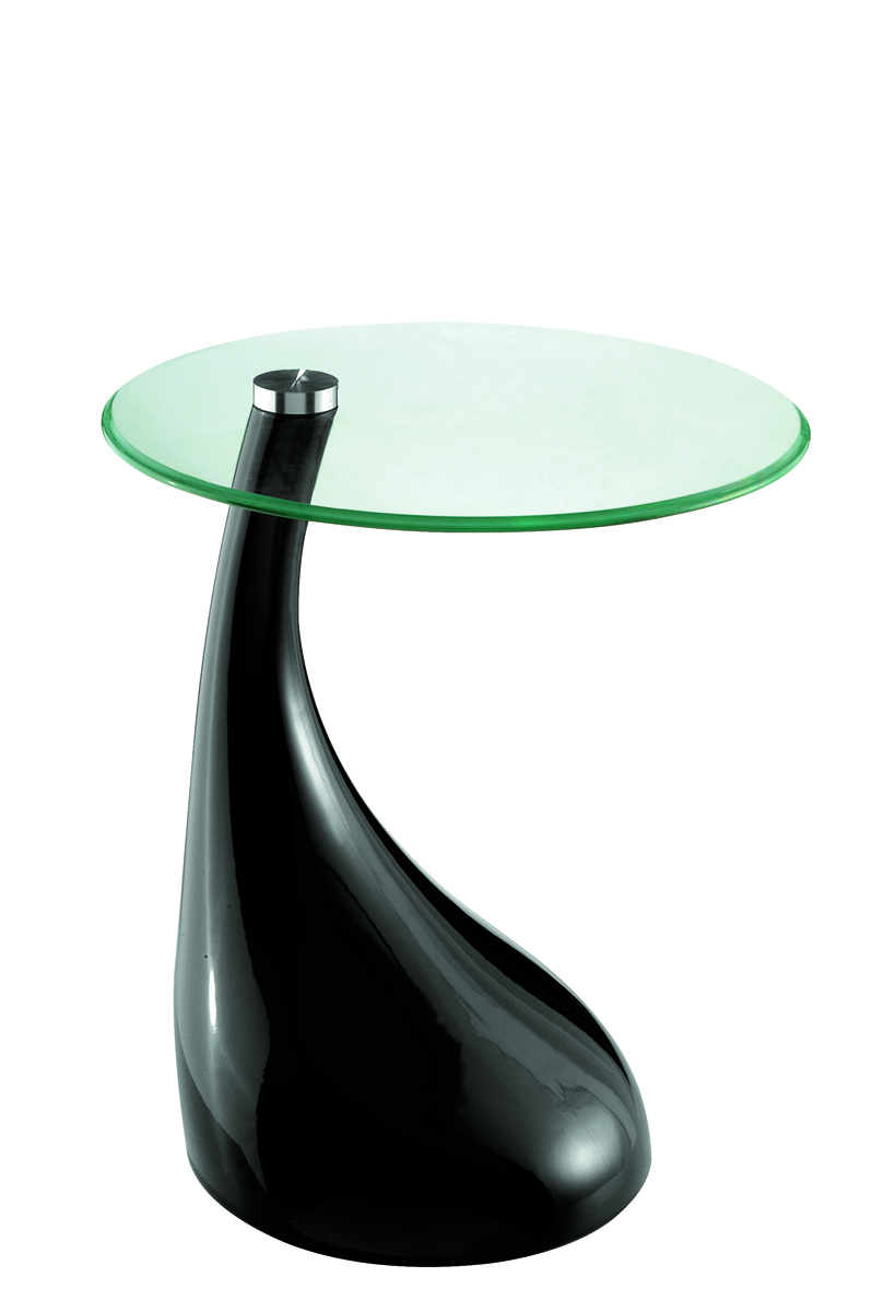 Design Beistelltisch COURBELLA -  schwarz