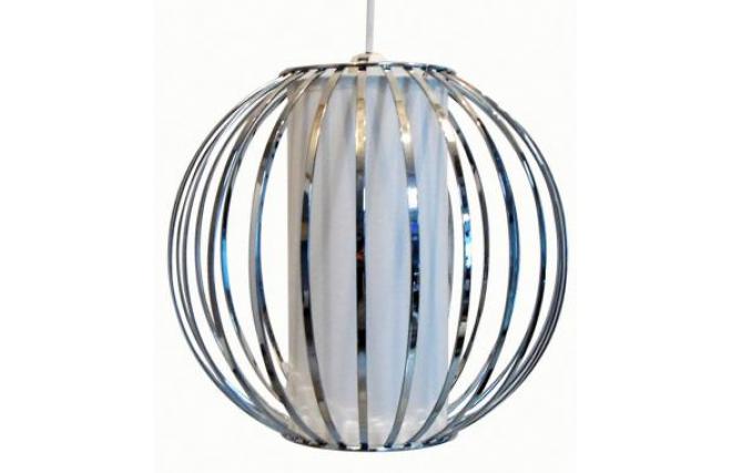 Design H&auml;ngelampe verchromt BORGSON 