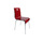 Design K&uuml;chenstuhl / Esszimmer-Stuhl CINDY -  Farbe rot transparent image pub1