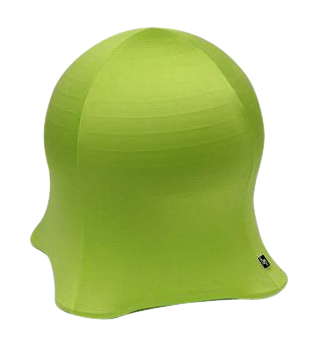 Design Polsterhocker / Sitzkissen JELLY FISH - Gr&uuml;n - Satz von 2