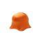 Design Polsterhocker / Sitzkissen JELLY FISH - orange - Satz von 2
