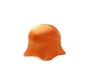Design Polsterhocker / Sitzkissen JELLY FISH - orange - Satz von 2
