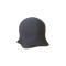 Design Polsterhocker / Sitzkissen JELLY FISH - schwarz - Satz von 2