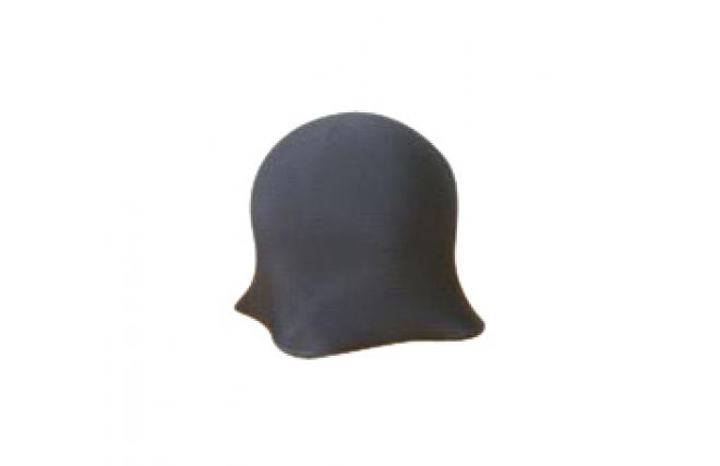 Design Polsterhocker / Sitzkissen JELLY FISH - schwarz - Satz von 2