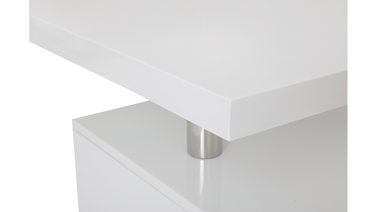 Design-Schreibtisch CALIX Wei, 3 Schubladen