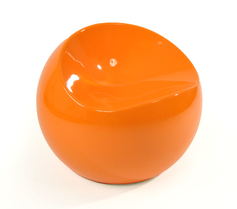 Design Sessel / Sitzkissen COMFY BALL - orangefarben