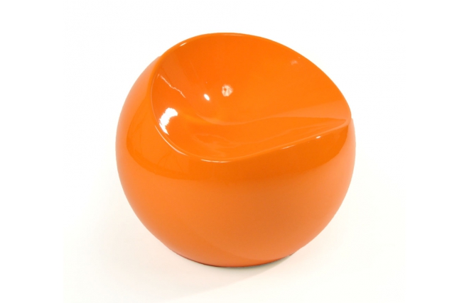 Design Sessel / Sitzkissen COMFY BALL - orangefarben