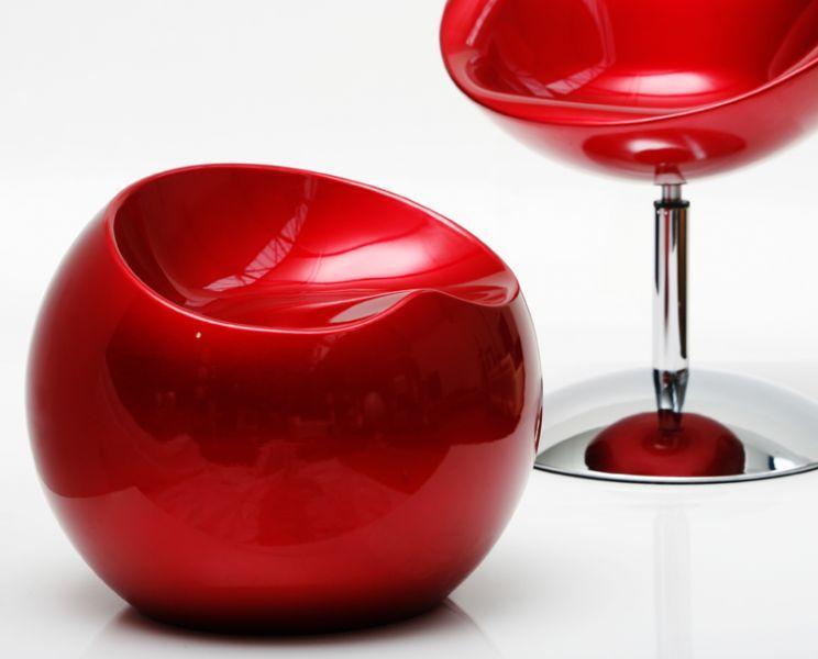 Design Sessel / Sitzkissen COMFY BALL - ROT