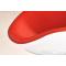 Design Sessel SOLLY -  wei&szlig; und  rot 