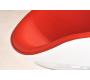 Design Sessel SOLLY -  wei&szlig; und  rot 