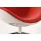 Design Sessel SOLLY -  wei&szlig; und  rot 
